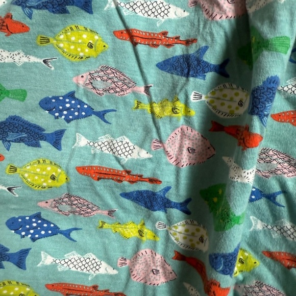 Mini Boden 2-3yr Colorful Fish Print Kids Dress - Picture 6 of 8